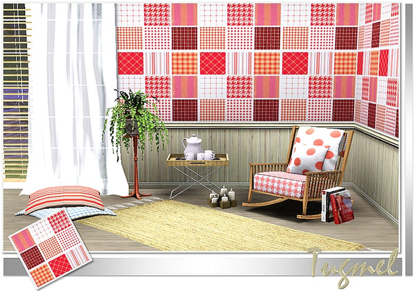 Sims 3 — Themed Pattern-78 by TugmeL — Tgm-Pattern-78 Recolorable Palettes 1 by TugmeL-TSR