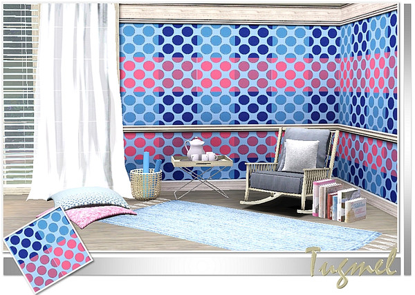 Sims 3 — Geometric Pattern-79 by TugmeL — Tgm-Pattern-79 Recolorable Palettes 3 by TugmeL-TSR