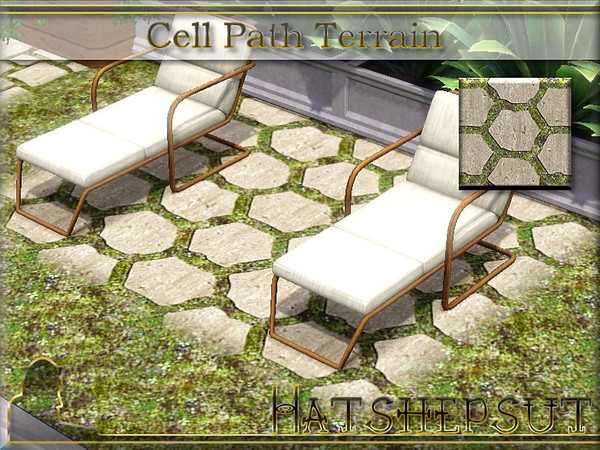 Sims 3 — Cell Terrain by hatshepsut — Realistic terrain paint, ideal for yards and gardens