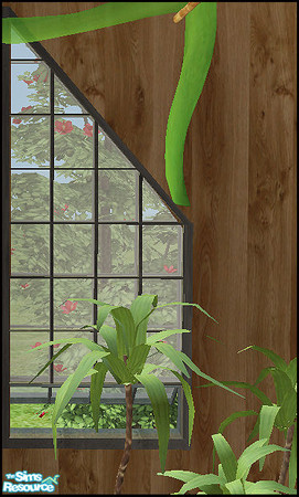 Sims 2 — Woodandstone - window 1 diagonal by steffor — 