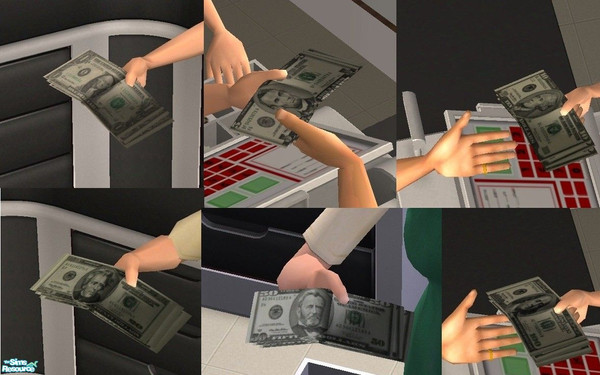 Sims 2 — Simoleon Replacements in USD by TheNinthWave — As with any default replacement, you should only keep one of each