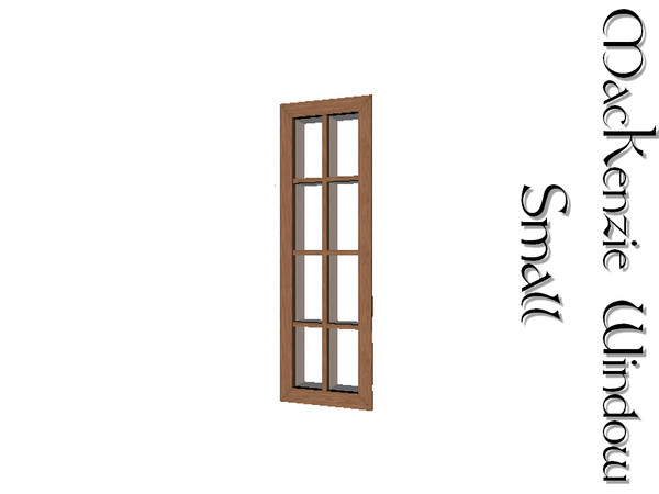 Sims 3 — MacKenzie Window - Small - One tile by lilliebou — This window costs 175 simoleons and has two recolorable