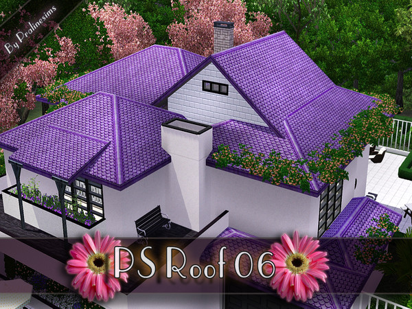 Sims 3 — Roof 6 by Pralinesims — By Pralinesims