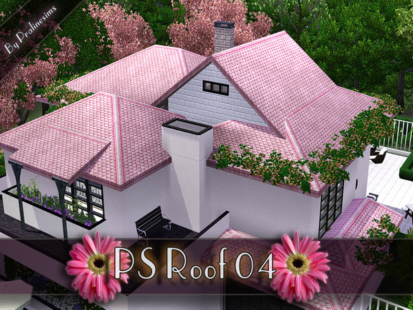 Sims 3 — Roof 4 by Pralinesims — By Pralinesims