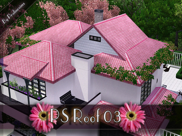 Sims 3 — Roof 3 by Pralinesims — By Pralinesims