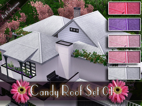 Sims 3 — Candy Roofs by Pralinesims — By Pralinesims
