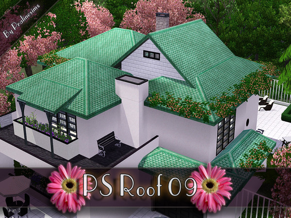 Sims 3 — Roof 9 by Pralinesims — By Pralinesims