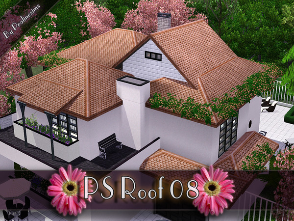 Sims 3 — Roof 8 by Pralinesims — By Pralinesims