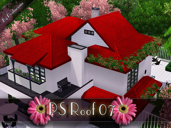 Sims 3 — Roof 7 by Pralinesims — By Pralinesims