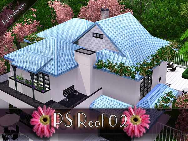 Sims 3 — Roof 2 by Pralinesims — By Pralinesims
