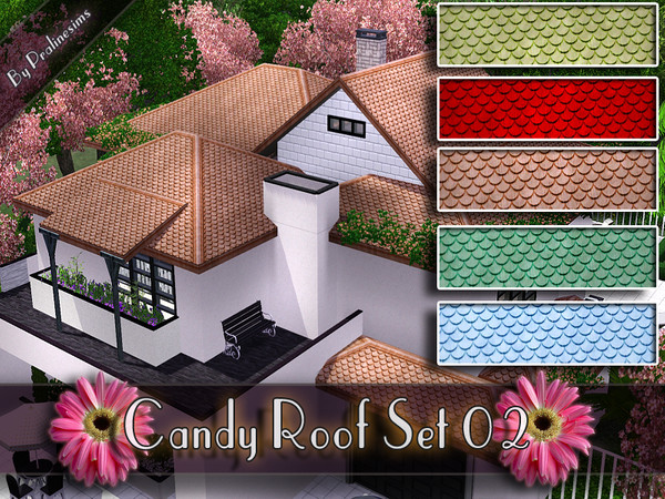 Sims 3 — Candy Roofs 2 by Pralinesims — By Pralinesims