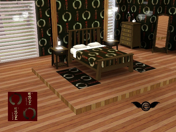 Sims 3 — Asian Pattern Set - Signs and Circles by engelchen1202 — Asian Pattern Set - Signs and Circles by