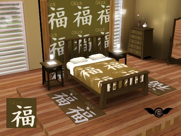 Sims 3 — Asian Pattern Set - Luck by engelchen1202 — Asian Pattern Set - Luck by engelchen@blogspot.com recolorable