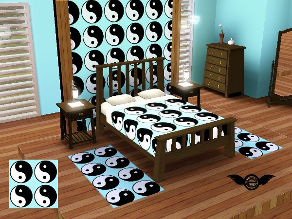 Sims 3 — Asian Pattern Set - Yin - Yang by engelchen1202 — Asian Pattern Set - Yin - Yang by engelchen@blogspot.com
