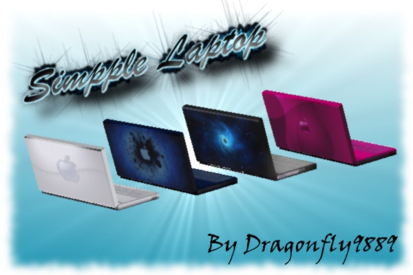 Sims 3 — Simpple Laptop by DragonFly9889 — Finaly your sim can now enjoy a new laptop from Simpple. It's all your sim