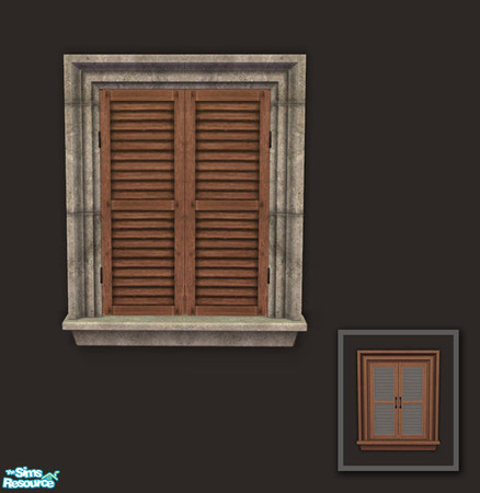 Sims 2 — Rejal Part 2 - Window 01 small (closed) by Murano — 