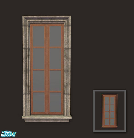 Sims 2 — Rejal Part 2 - Window 01 narrow (no shutters) by Murano — 