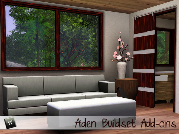 Sims 3 — Aiden Buildset Add ons by Angela — Aiden Buildset AddOns. Small set of 2 windows and an Arch to fit the Aiden