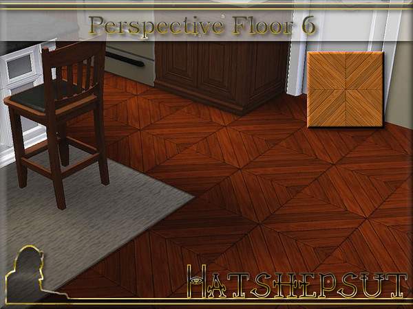 Sims 3 — Perspective Floor 6 by hatshepsut — Attractive wood floor pattern
