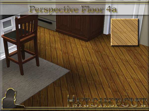 Sims 3 — Perspective Floor 4a by hatshepsut — Attractive wood floor pattern