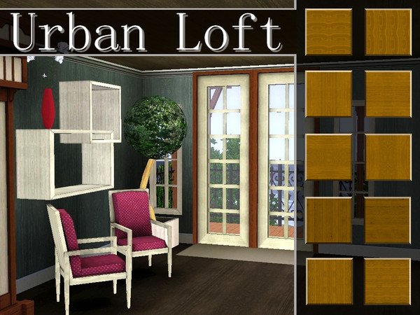 Sims 3 — Urban Loft Patterns by lilliebou — This set has 10 wood patterns. Each pattern has a vertical and horizontal