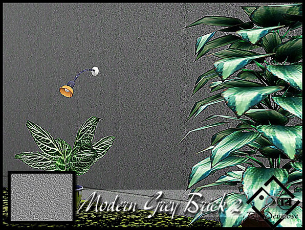 Sims 3 — Modern Grey Brick 2 by Devirose — by Devirose
