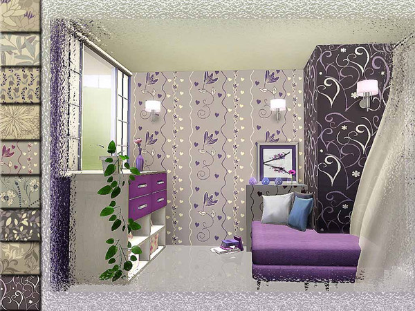 Sims 3 — Contemporary Pattern Set VI by ung999 — This set of patterns are mostly delicate and feminine, giving a romantic