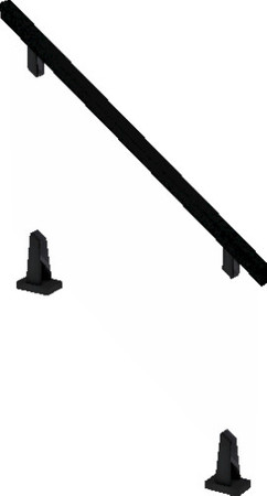 Sims 3 — MaNuke glass railing by manuke — Modern Railing using laminated Glass with high strength alloy fixings letting