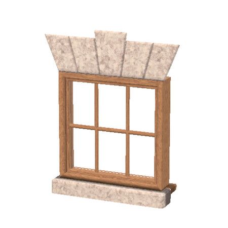 Sims 3 — Queen Anne Window Small Counter Height by AppleFall — One of the windows in a series called 'Queen Anne'. Be