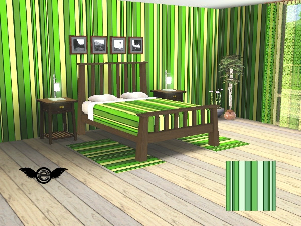 Sims 3 — Country Pattern Set Green - Stripes  by engelchen1202 — Country Pattern Set Green - Stripes by
