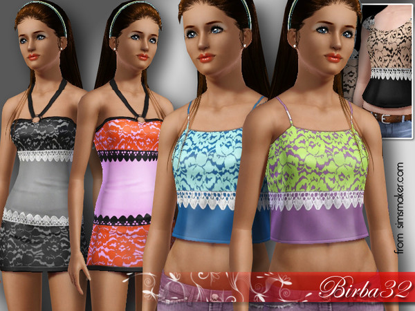 Sims 3 — B32_pat_laces2a by Birba32 — 3 channels