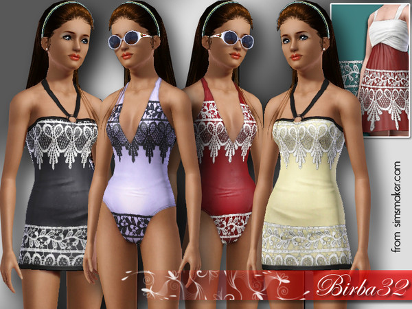 Sims 3 — B32_pat_laces1 by Birba32 — 2 channels
