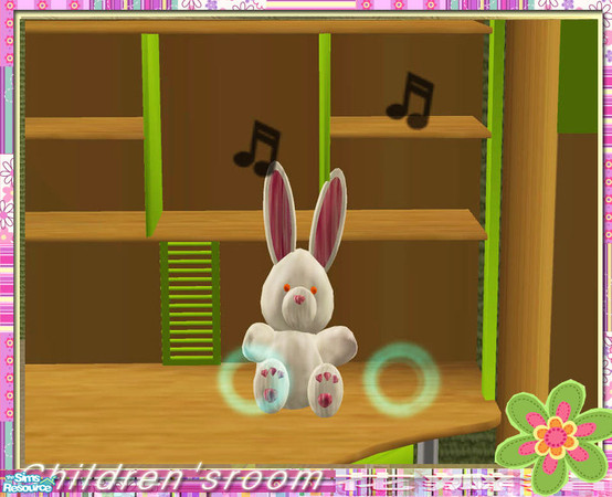 Sims 2 — Huabanzhu~Children/sroom - rabbit stereo by huabanzhu — 