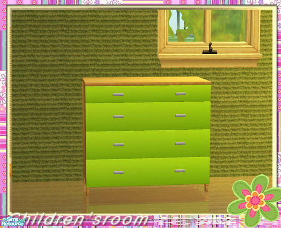 Sims 2 — Huabanzhu~Childrens/room - dresser by huabanzhu — 