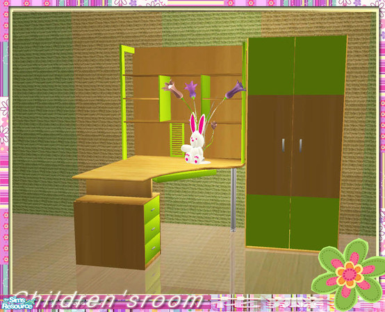 Sims 2 — Huabanzhu~Childrens/room - desk by huabanzhu — 