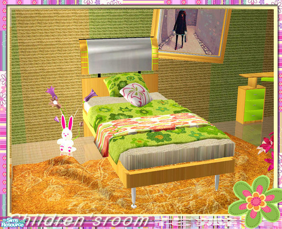Sims 2 — Huabanzhu~Childrens/room - SingleBed by huabanzhu — 