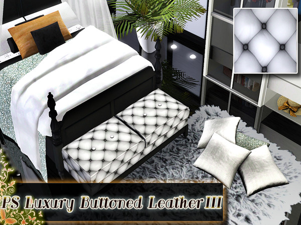 Sims 3 — PS Luxury Buttoned Leather III by Pralinesims — By Pralinesims