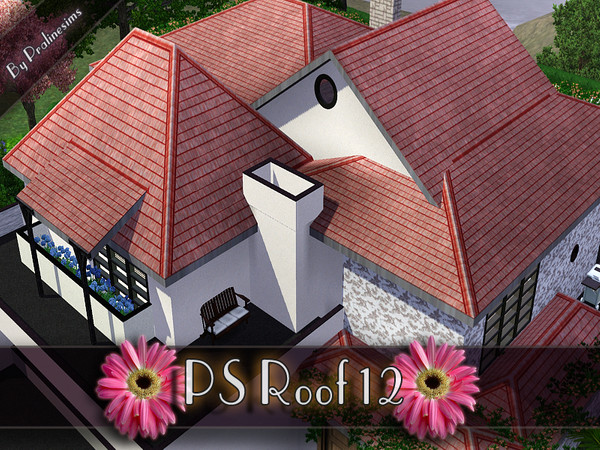 Sims 3 — PS Roof 12 by TSR Archive — By Pralinesims
