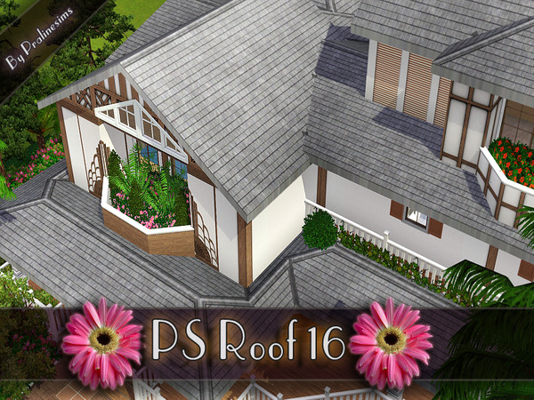 Sims 3 — PS Roof 16 by TSR Archive — By Pralinesims