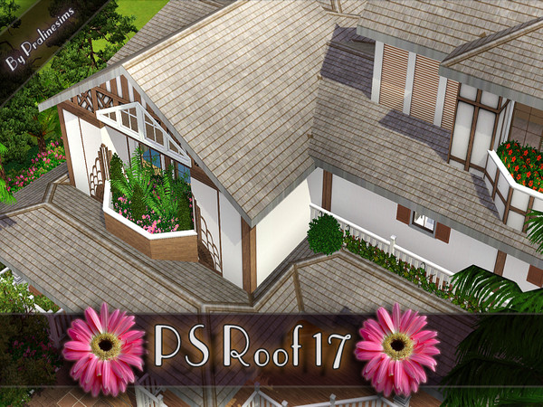 Sims 3 — PS Roof 17 by TSR Archive — By Pralinesims