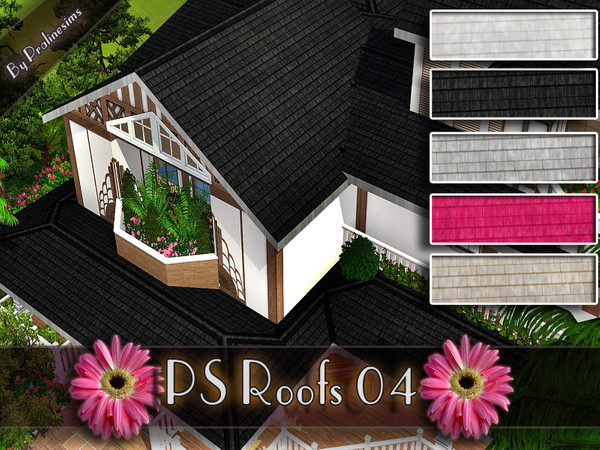 Sims 3 — PS Roofs 04 by TSR Archive — This set contains five new roof colours:D I hope you like it,please enjoy:D