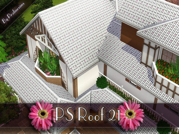 Sims 3 — PS Roof 21 by TSR Archive — Made By Pralinesims