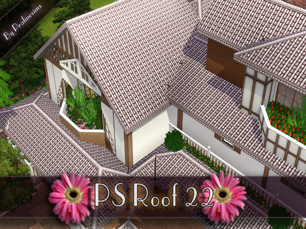 Sims 3 — PS Roof 22 by TSR Archive — Made By Pralinesims