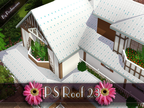Sims 3 — PS Roof 23 by TSR Archive — Made By Pralinesims