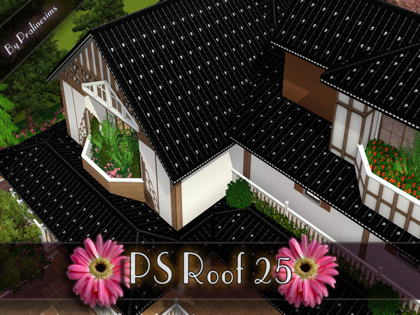 Sims 3 — PS Roof 25 by TSR Archive — Made By Pralinesims