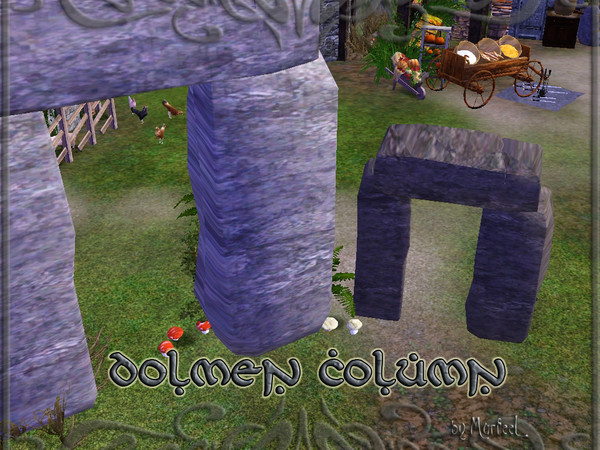 Sims 3 — Dolmen Column by murfeel — The silver light of the full moon rises over the moors of Sunset Valley on a solstice