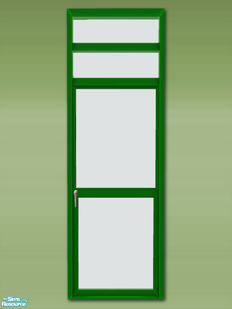 Sims 2 — Greenhouse Door - Lightened Green Recolour by Shakeshaft — Part of a new mesh set of Greenhouse walls, there are