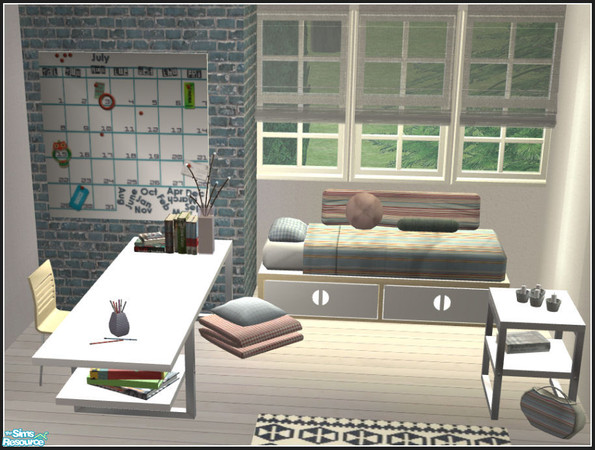 Sims 2 — Oala teens in red by mirake — One more ;)