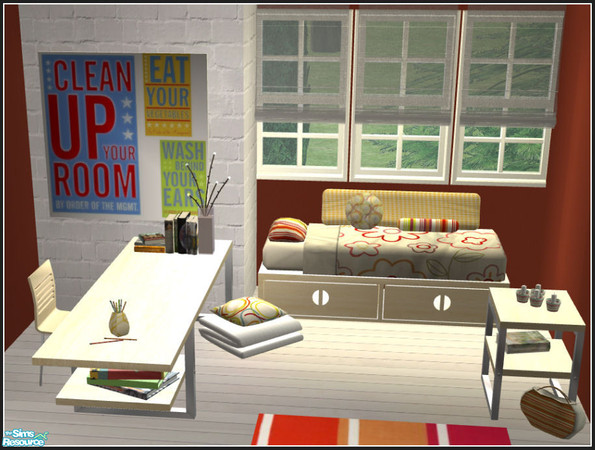 Sims 2 — Oala teens in orange by mirake — Hope you like :D