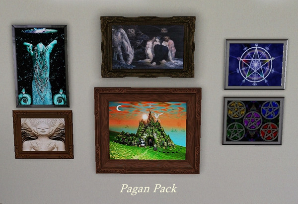 Sims 3 — Pagan Pack by weirdling2 —  Here's a pack of pictures for your pagan sims! (Say that three times fast!) :) All